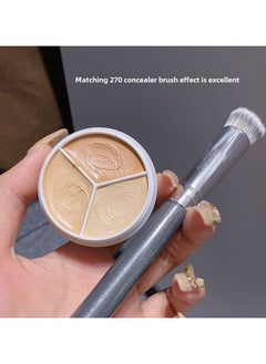 اشتري Waterproof Concealer Covers Acne Marks Dark Circles Long-lasting Foundation Cream Gentle & Flawless 3-Color Concealer Palette Cream Cosmetics Contain Plant Squalane في الامارات