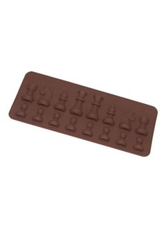 Buy Silicone Chess Chocolate Mold Brown in Saudi Arabia