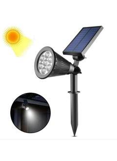 Buy Outdoor Garden Solar Lights, Ip65 Waterproof Led Solar Landscape Spotlights, Auto On And Off Led Solar Landscape Spotlights With Bright And Dark Sensing, Garden, 7 Eyes, 2 Watts, Green. in Saudi Arabia