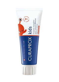 اشتري CuraproxChildren's Toothpaste CSKidsStrawberry, Zero Fluoride, 60ml - Fluoride Free Strawberry Toothpaste forKids2 + Years - SLS Free, Microplastic Free & Triclosan FreeKidsToothpaste. في الامارات