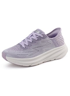 Buy SKY VIEW Supportive Men And Women Hands Free Slip-ins Running Shoes Unisex Cushioned Breathable Athletic Fashion Sneakers Non Slip Walking Tennis Shoes Purple in UAE