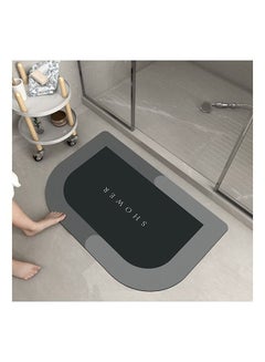 اشتري Super Absorbent Soft Floor Carpet Slip-Resistant Bathing Room Rug, Diatom Mud Microfiber Bath Mat, Strong Quick-Drying, Easy to Clean في السعودية