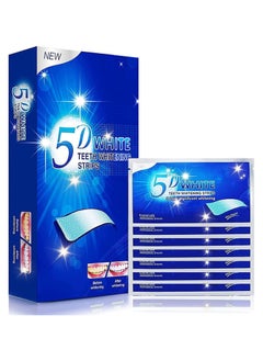 Buy Teeth Whitening Strips, 7 Pcs Whitening Strips for Teeth Sensitive, Effective and Safe Whiting Stripes Reduced Sensitivity White-Strips, Helps Remove Smoking/Coffee/Soda/Wine Stain (14 Treatments) in Egypt