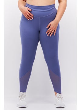 Buy Women Sportswear Fit Pull On Training Tights, Blue in UAE