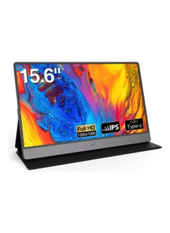 اشتري Koorui 15B1 15.6" IPS FHD Portable Monitor, Retina Display, 60Hz Refresh Rate, 5ms Response Time, 16:9 Aspect Ratio, Built-In Dual Speaker, Type-C & Mini HDMI Inputs, Black | 15B1 في الامارات