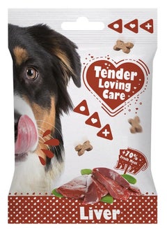 اشتري Premium Soft Snack With Liver Dog Treats 100g في الامارات