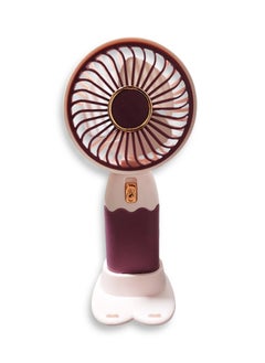 Buy Portable Mini Fan USB Rechargeable Cute 250MAH Small Electric Fan For School , ZB088A in Egypt