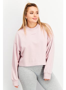 اشتري Women Relaxed Fit Long Sleeve Training Sweatshirt, Rose Pink في الامارات