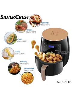 Buy Silver Crest 6L, Multifunctional Air Fryer Smart Touch Screen Control Digital Electric Deep Oven in UAE