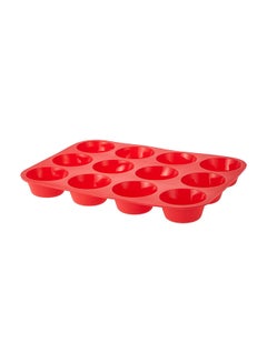 Buy Home Pro Silicon Cake Mold 29.5 Cm Size Red in UAE
