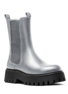 Buy BOTA SLIP-ON SILVER BOOTS HANDMADE FOR WOMEN in Egypt