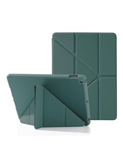 اشتري Ecosystem Case for iPad 10.2 Inches 9th (2021)& 8th (2020)& 7th (2019) Generation, 5-in-1 Multiple Viewing Angles, Smooth Silicone Cover & Soft TPU Back, Auto Wake/Sleep, iPad 10.2/10.5 (Dark Green) في مصر