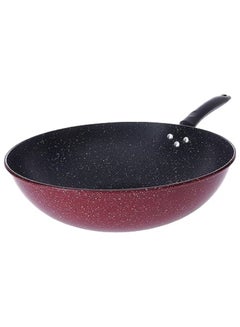 Buy Bister 24-183 Non-Stick Granite Frying Pan with Bakelite Handle, Size: 36 cm Black and Red in Saudi Arabia
