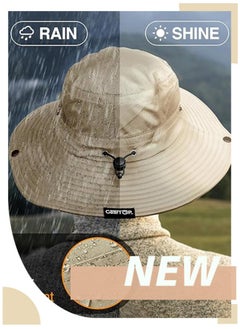 Buy Fishing Hat Wide Brim Sun Hat for Men and Women, Mens Bucket Hats with UV Protection for Hiking Beach Hats in UAE