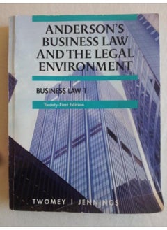 Buy Anderson`s Business Law and the Legal Environment in Egypt