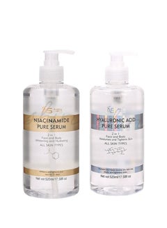 Buy Ashley Shine NIACINAMIDE & Hyaluronic ACID Pure Serum Moisturizing and Whitening Skin Care in UAE