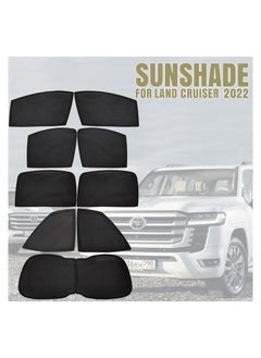 Buy Car Sunshade All Side Sunshade UV and Heat Protection Front Back Sides Sun Shades High Quality For LAND CRUISER 2022 in Saudi Arabia