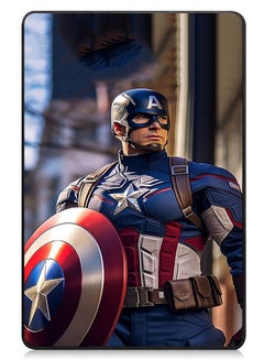 Buy Protective Flip Case For Huawei MatePad 11 (2023) With Trifold Stand Auto Wake Sleep Shockproof Cover Captain America 2 in UAE