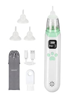 Buy Nasal Aspirator for Baby, Electric Baby Nose Sucker, Rechargeable Baby Nasal Aspirator with 3 Silicone Tips, 3 Suction Adjustment, Music and Soothing Function in Saudi Arabia