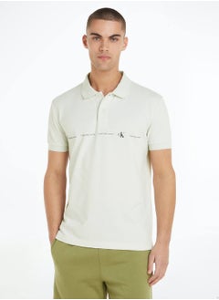 Buy Men's Short Sleeve Polo - Cotton, White in UAE