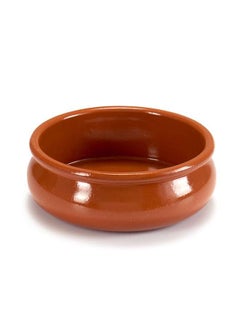 Buy Brown Terracotta Belly Cooking Bowl 15 cm, Sapin in UAE