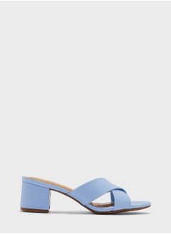 اشتري Zoe Cross Strap Mid Heel Sandals في الامارات