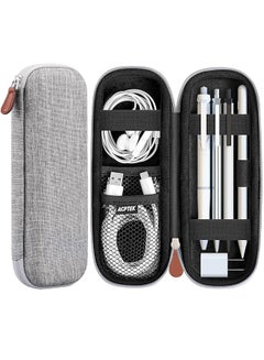 Buy Case Holder For Pencil Premium Carrying Case For Stylus Ipad Pro Pen Pencil Samsung Huawei Pen Accessories Usb Cable Earphone Fountain Pen Gray in Saudi Arabia