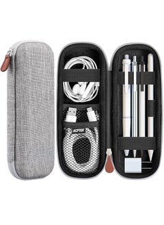 Buy Case Holder For Pencil Premium Carrying Case For Stylus Ipad Pro Pen Pencil Samsung Huawei Pen Accessories Usb Cable Earphone Fountain Pen Gray in Saudi Arabia