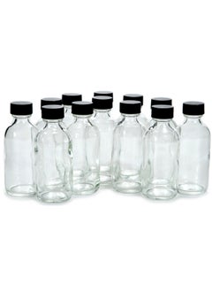 Buy 12 Pieces Glass Bottles 50ml | Ginger Shot Glass Bottles in UAE