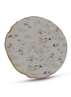 Buy Dessert Serving Board Large White Marble Porcelain in Saudi Arabia