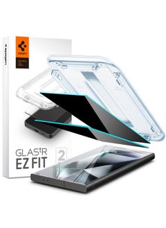 Buy GLAStR EZ Fit HD for Samsung Galaxy S24 ULTRA Tempered Glass Screen Protector [2 PACK] with Easy Install Tray in Saudi Arabia