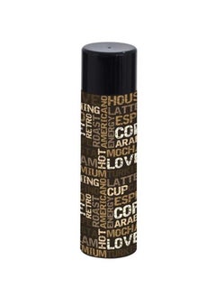 Buy Decorated Vacuum Flask With Mug-Coffee Assorted shapes may vary in Egypt