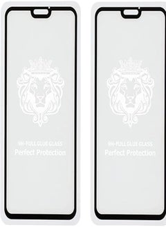 اشتري Dragon High Quality Set of 2 Glass Screen Protectors For Huawei Y9 2019 - Clear Black في مصر