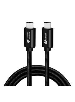 Buy CAROSKI- USB C Cable 1.2M - Braided 60W Power Delivery PD Fast charge Cable USB C to USB C or Type C Cable in UAE