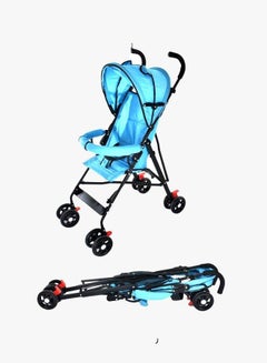 Buy Lightweight Foldable Baby Stroller-Blue in Saudi Arabia