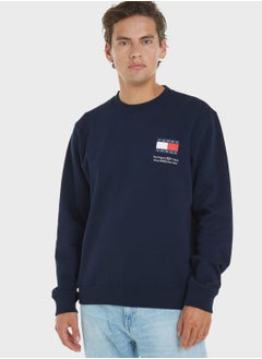 Buy Monogram Crew Neck Sweatshirt in UAE