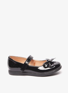 Buy Girls Bow Accented Mary Jane Shoes with Hook and Loop Closure in UAE