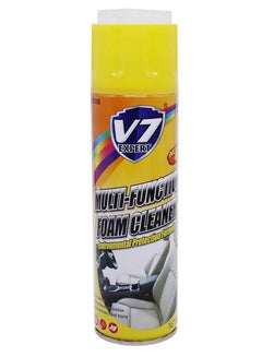 Buy V7 Expert Multi Purpose Foam Cleaner for Car Home Rinsefree Suit for Any Surface Cleaning Tool
 650ML in UAE