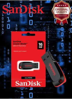 Buy Sandisk Cruzer Blade USB 2.0 Flash Drive 16 GB in Saudi Arabia