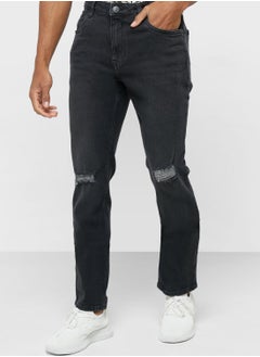 Buy Slim Fit Knee Rip Jean in Saudi Arabia