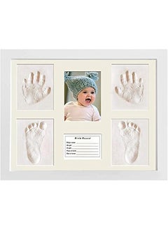 Buy Baby Clay Handprint Footprint Kit Picture Frame, Perfect for Baby Gifts, Memory Photo Frame - Newborn Baby Keepsake Frames Plaster Kit Photo Frame in Saudi Arabia