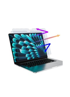 اشتري 2 Pack Anti Blue Light Screen Protector Compatible with 2023 MacBook Air 15 Inch, Eye Protection Blue Light Blocking & Anti Glare Screen Filter for 15.3 Inch MacBook Air M2 Chip A2941 في الامارات