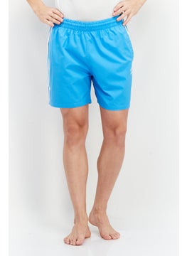 اشتري Men Brand Logo Board Shorts, Blue في الامارات