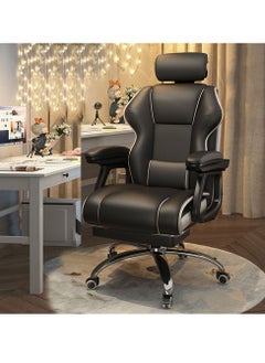 اشتري Comfortable and Sedentary Office Chairs for Home Use, Dormitory Backrest Chairs, Anchor Lift Esports Sofa Chairs(Black) في الامارات