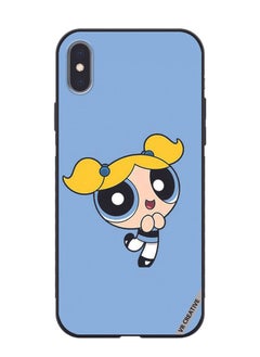 اشتري Protective Case Cover For Apple iPhone X/XS Bubbles Powerpuff Girls Design Multicolour في الامارات