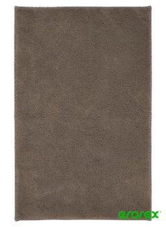 Buy Bath mat grey brown 50x80 cm in Saudi Arabia