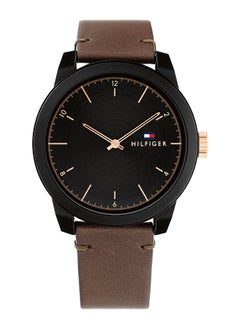 Buy Men's Analog Round Shape Leather Wrist Watch 1710544 - 42 Mm in Saudi Arabia