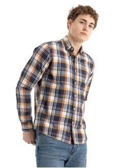 Buy Shirt Men's, Stylish, Oxford Cotton , GREY , Multicolor in Egypt