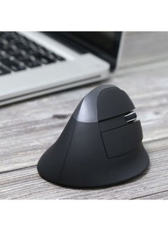 Buy DELUX M618 Mini 2.4G Wireless 2400DPI USB Rechargeable Ergonomic Vertical Mouse(Grey) in Saudi Arabia