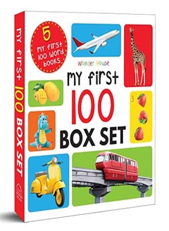 Buy My First 100 Series Boxset- Pack of 5 Picture Books for Children (Animals, Words, Numbers, Food We E in UAE